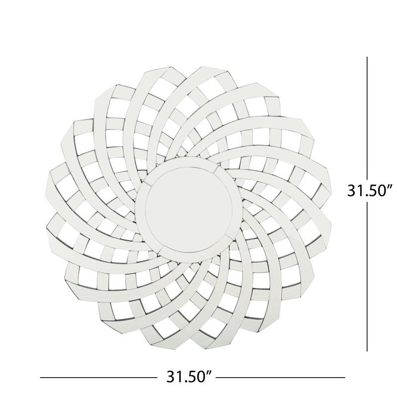 Flower Patterned Mirror