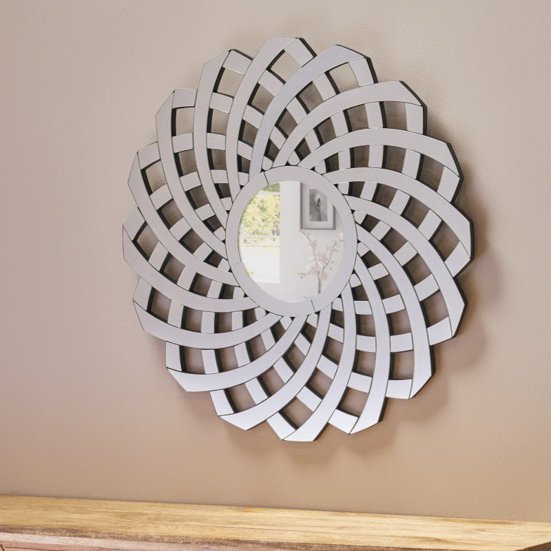 Flower Patterned Mirror